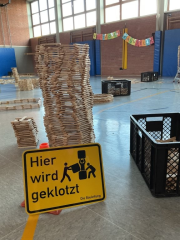Klötzchenbaustelle